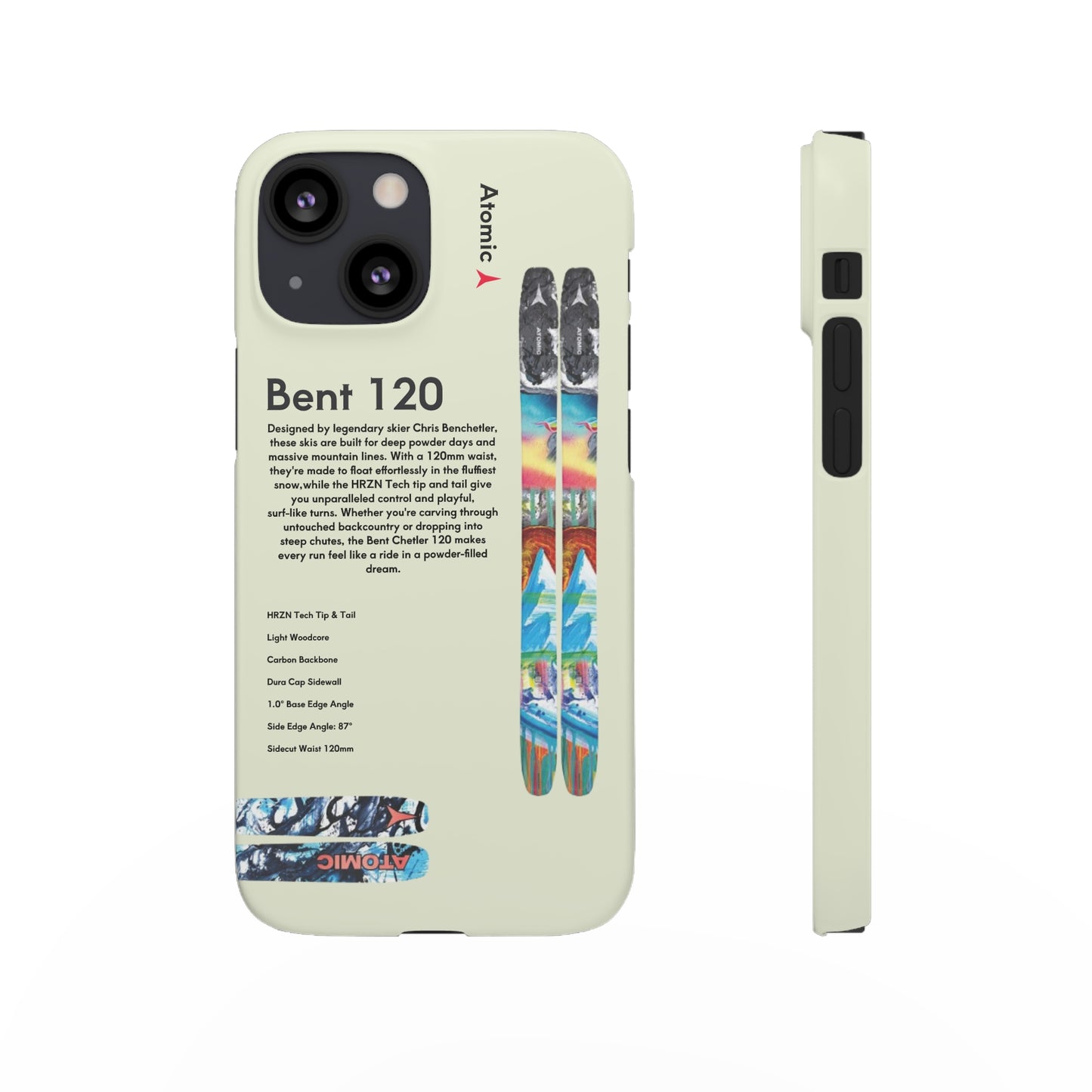 Phone Case - Skiing Bent Chetler 120mm Design