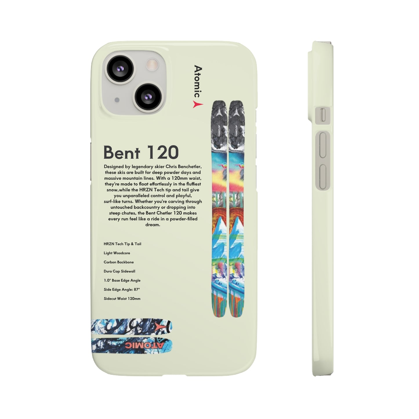 Phone Case - Skiing Bent Chetler 120mm Design