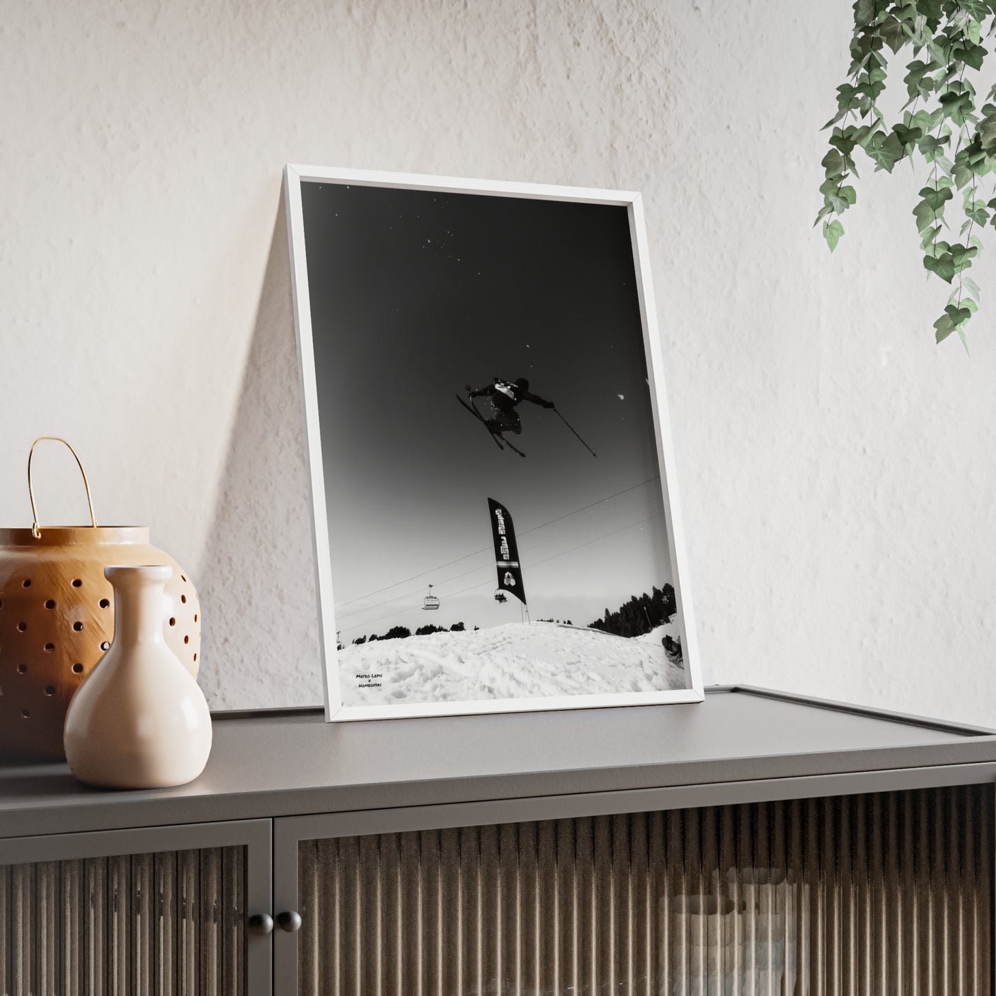 Airborne Mateo Lepic Poster - FRAMED