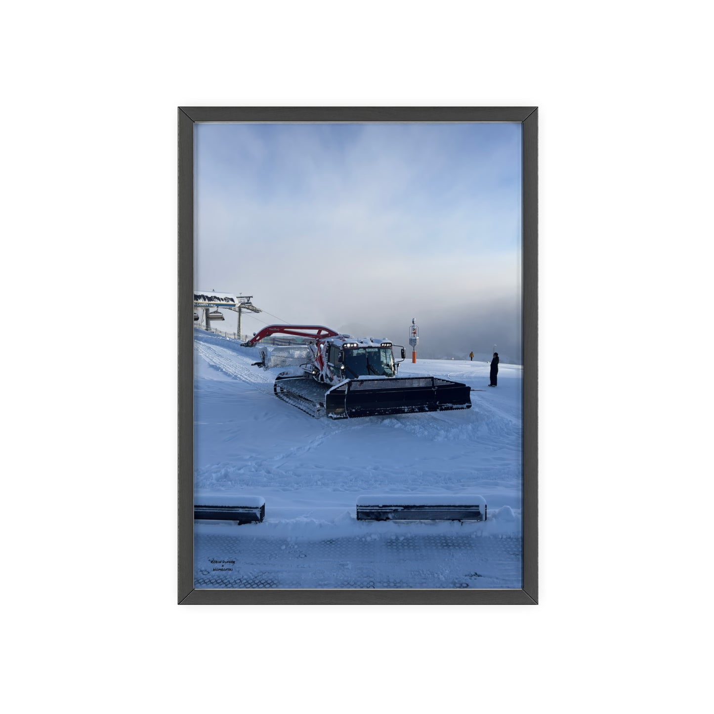 Pistenbully Robin Dufner Poster - FRAMED