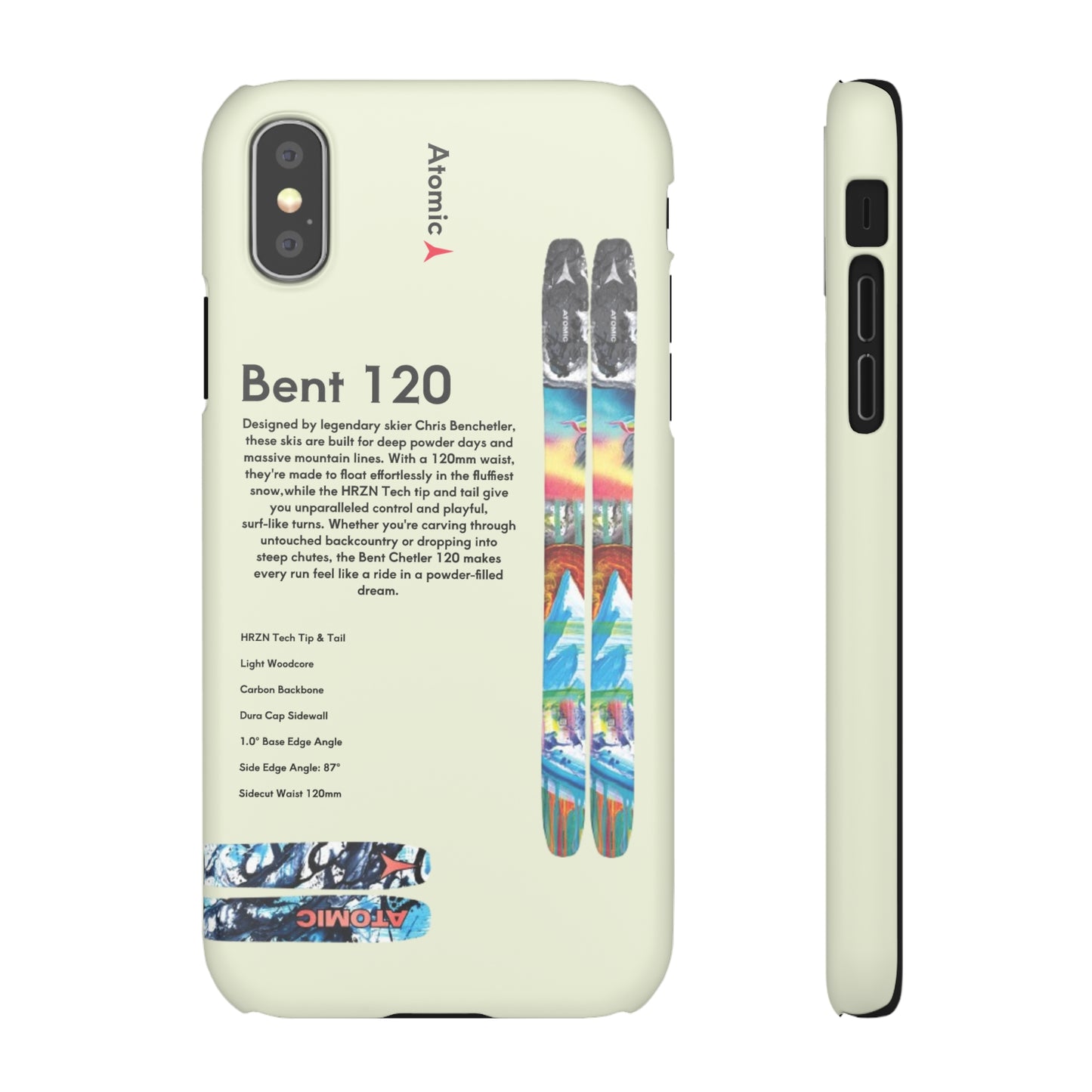 Phone Case - Skiing Bent Chetler 120mm Design