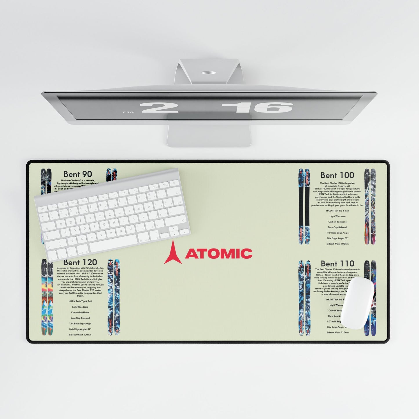 Mouse Pad Atomic Bent Chetler Skis