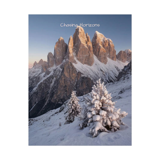Chasing Horizons x Dolomites Poster