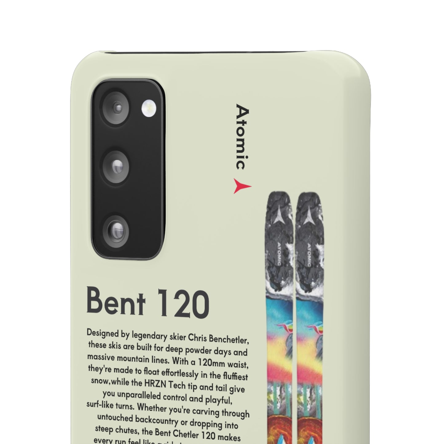 Phone Case - Skiing Bent Chetler 120mm Design