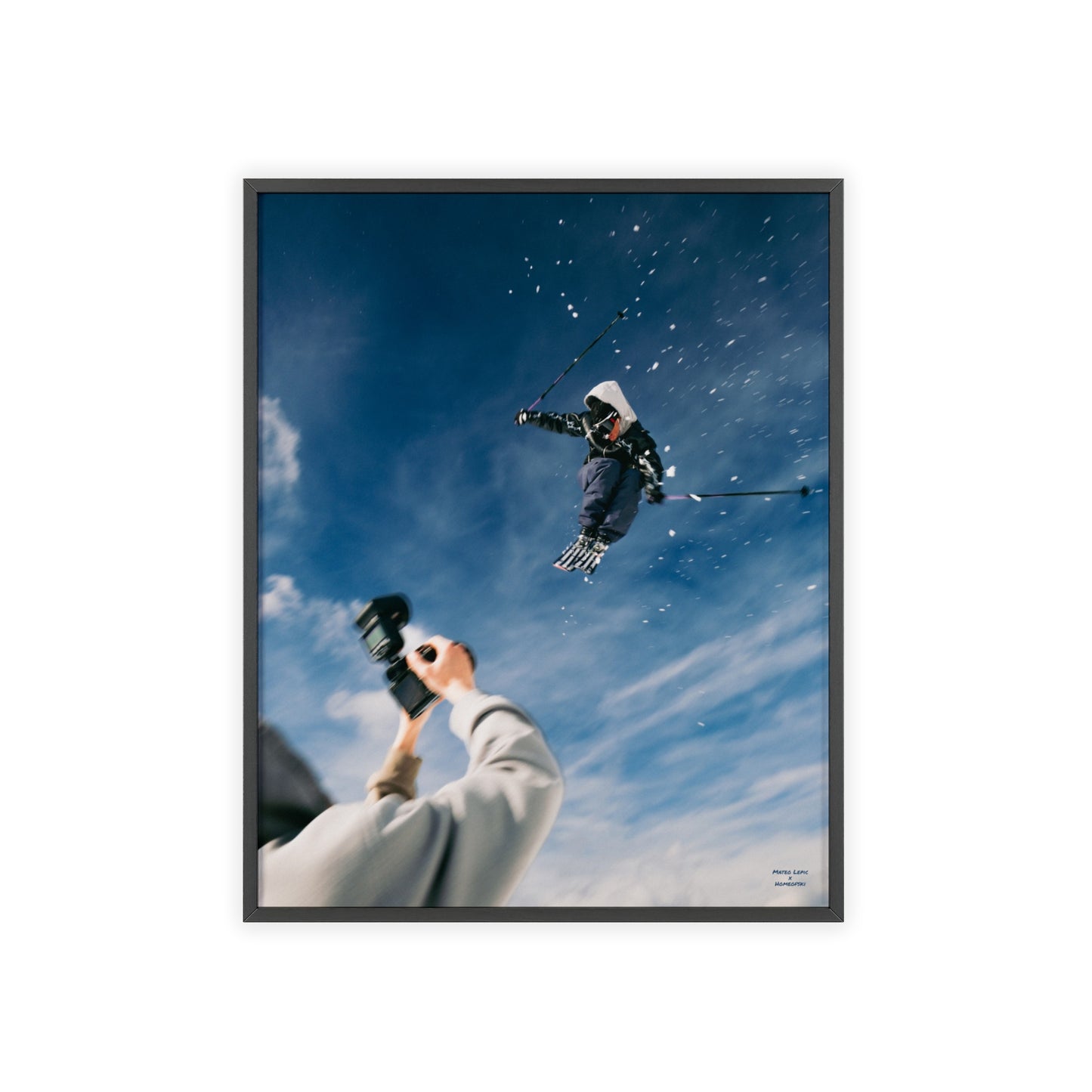 'Camera Crew' Mateo Lepic Poster - FRAMED