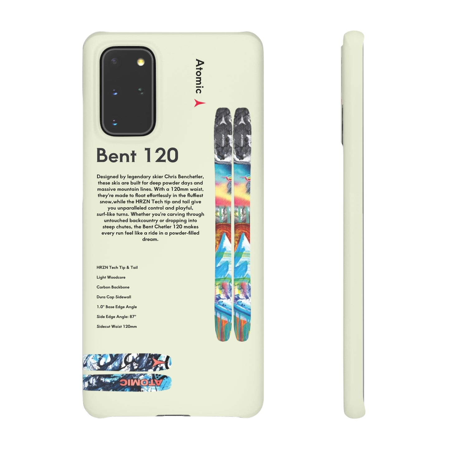 Phone Case - Skiing Bent Chetler 120mm Design