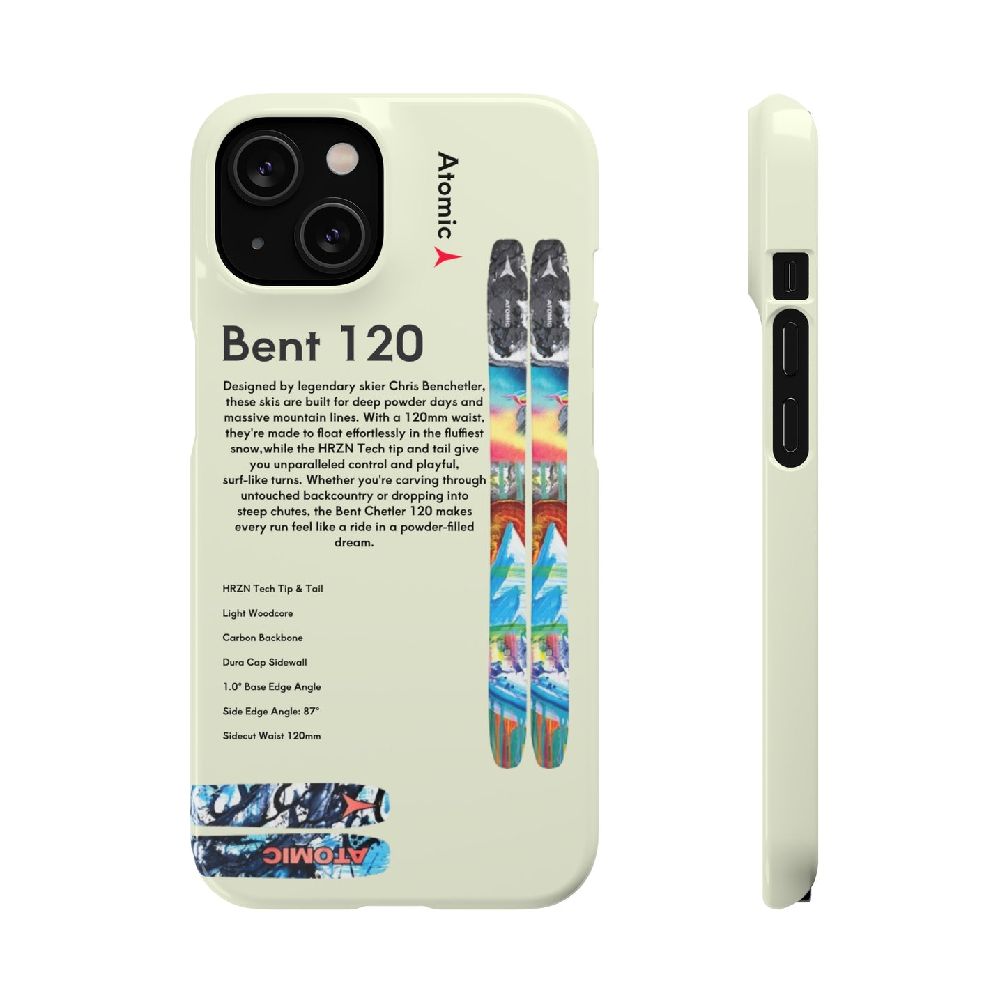 Phone Case - Skiing Bent Chetler 120mm Design