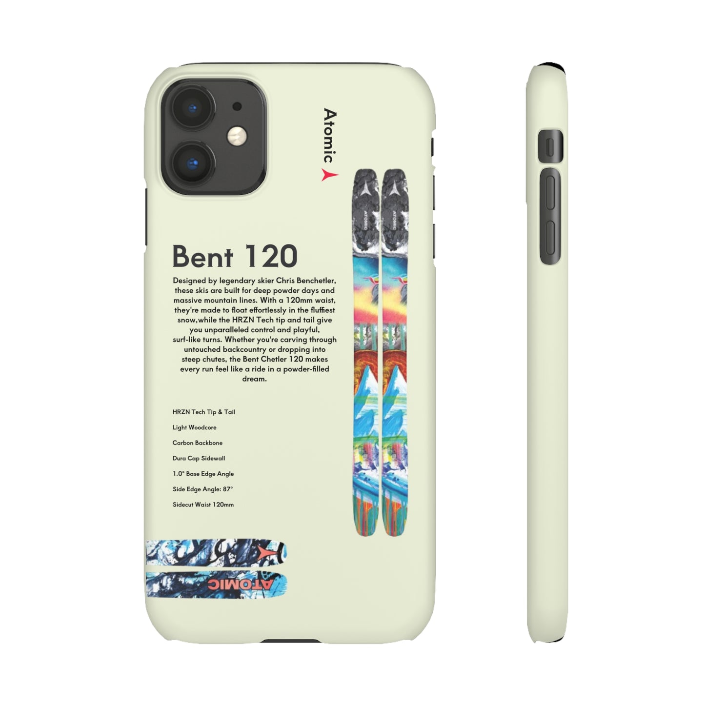 Phone Case - Skiing Bent Chetler 120mm Design