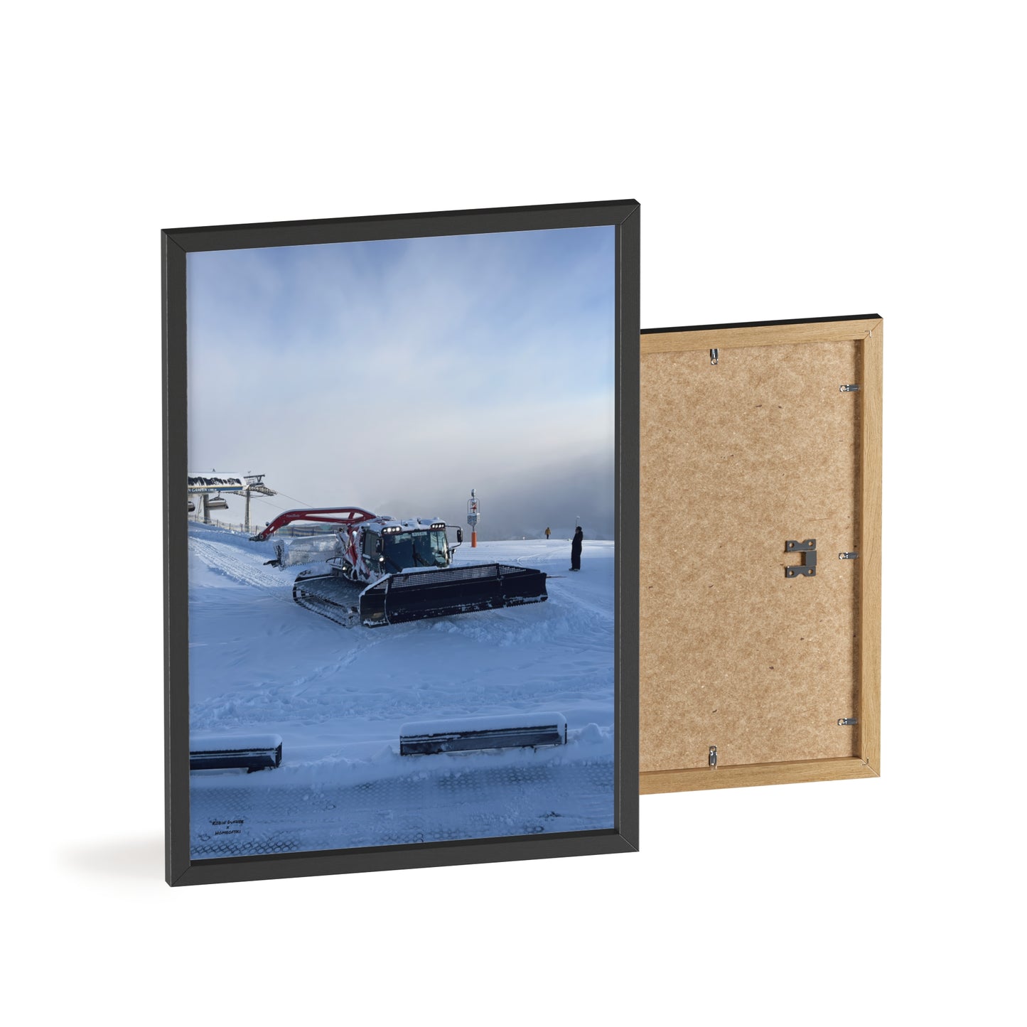 Pistenbully Robin Dufner Poster - FRAMED