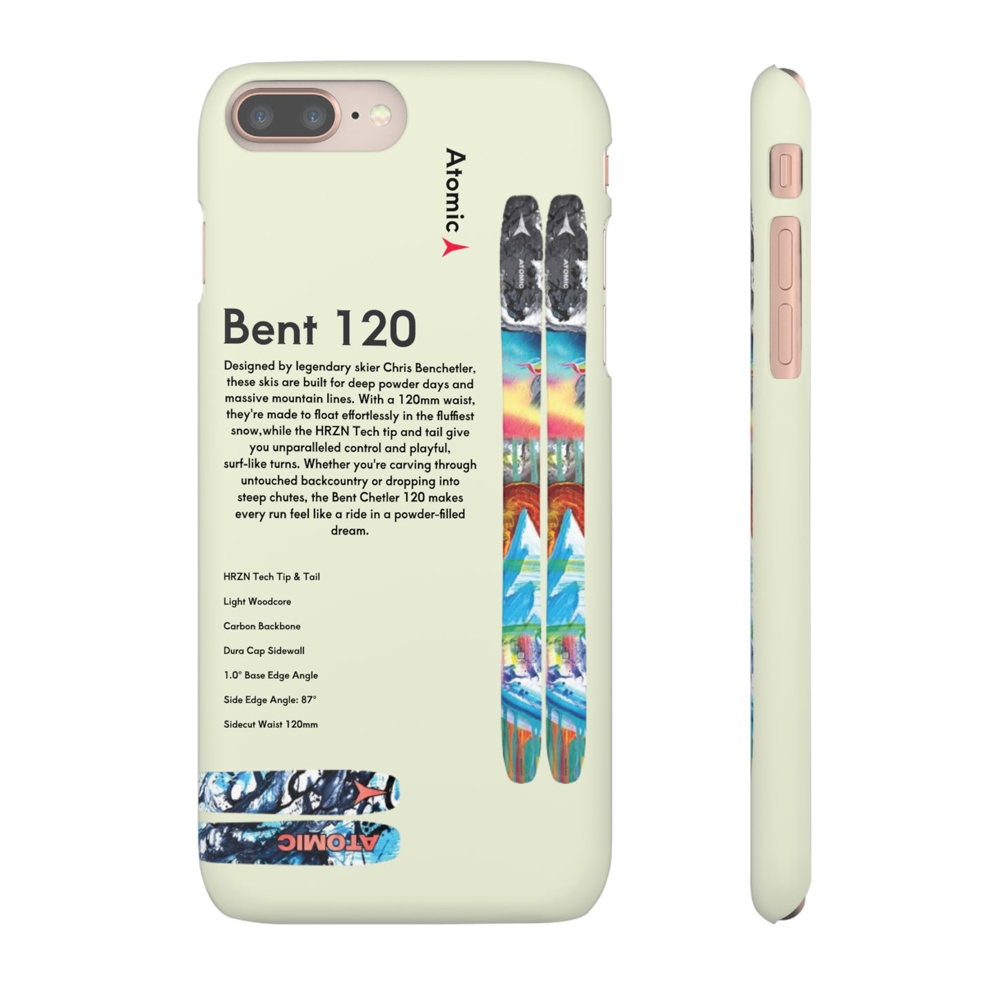 Phone Case - Skiing Bent Chetler 120mm Design