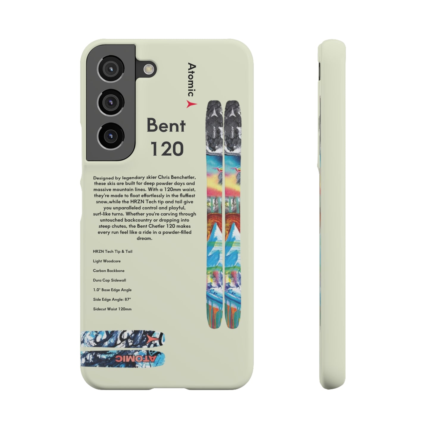 Phone Case - Skiing Bent Chetler 120mm Design