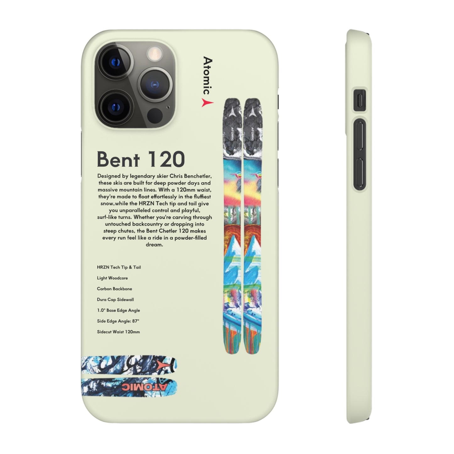 Phone Case - Skiing Bent Chetler 120mm Design