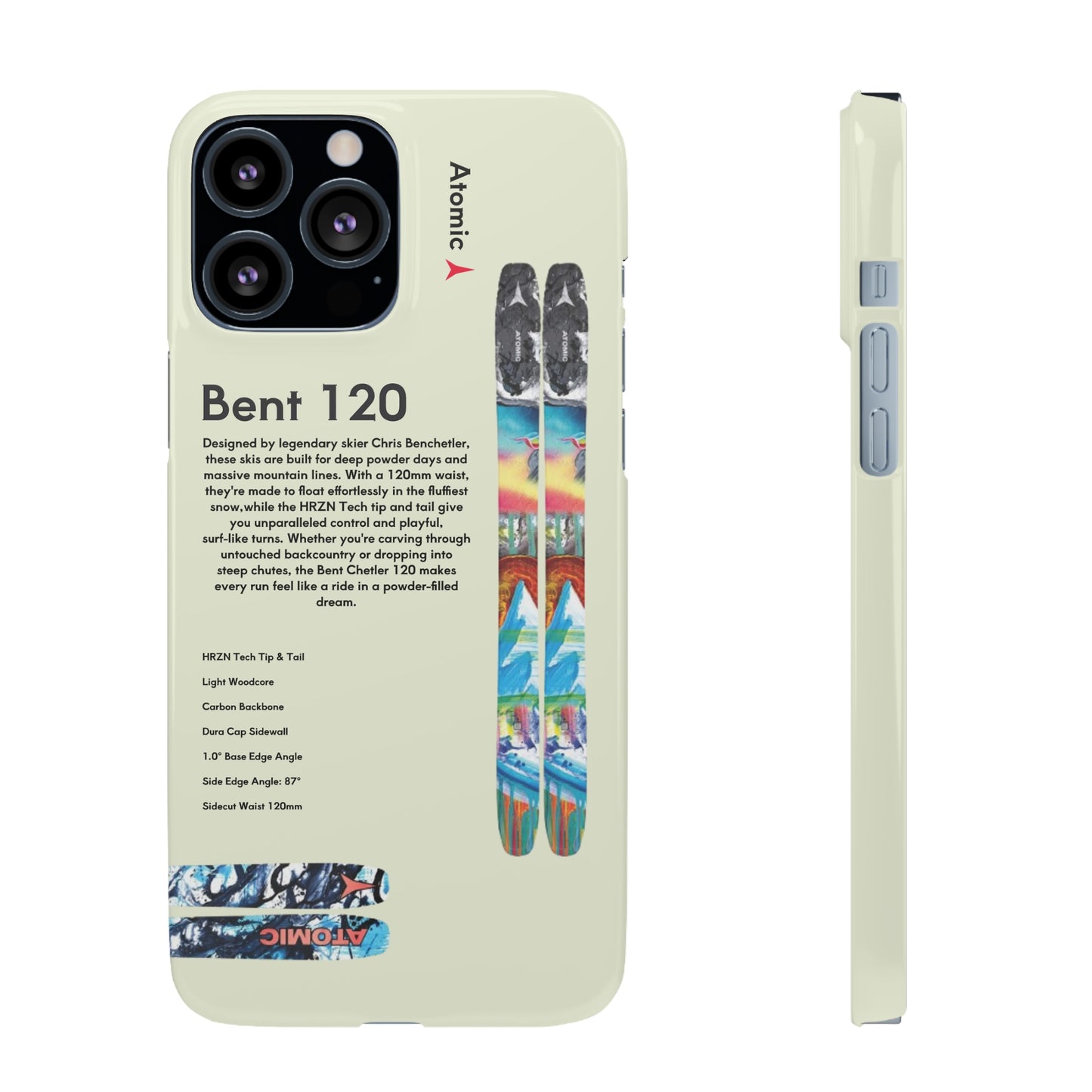 Phone Case - Skiing Bent Chetler 120mm Design