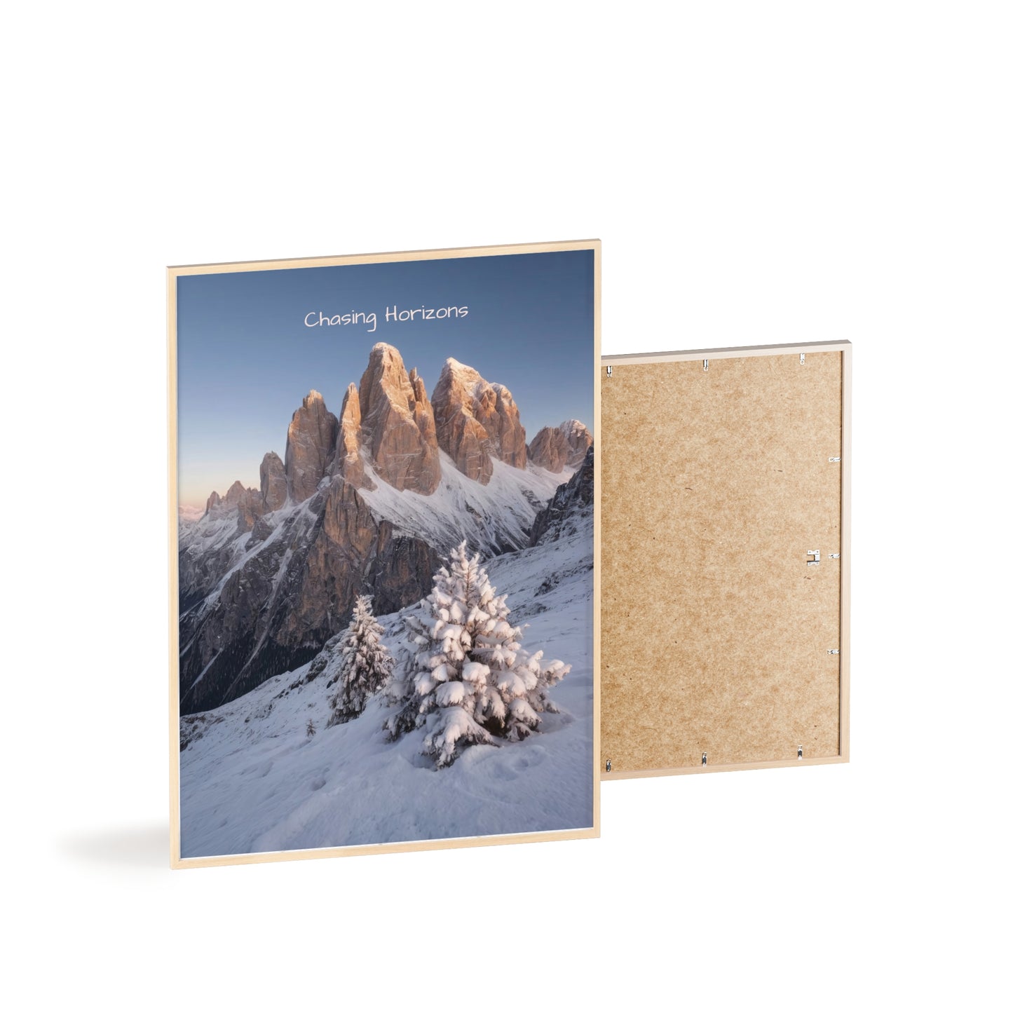 Chasing Horizons x Dolomites Poster - FRAMED