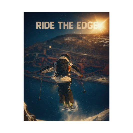 Ride The Edge x Heaven Mikkellillehaug Poster