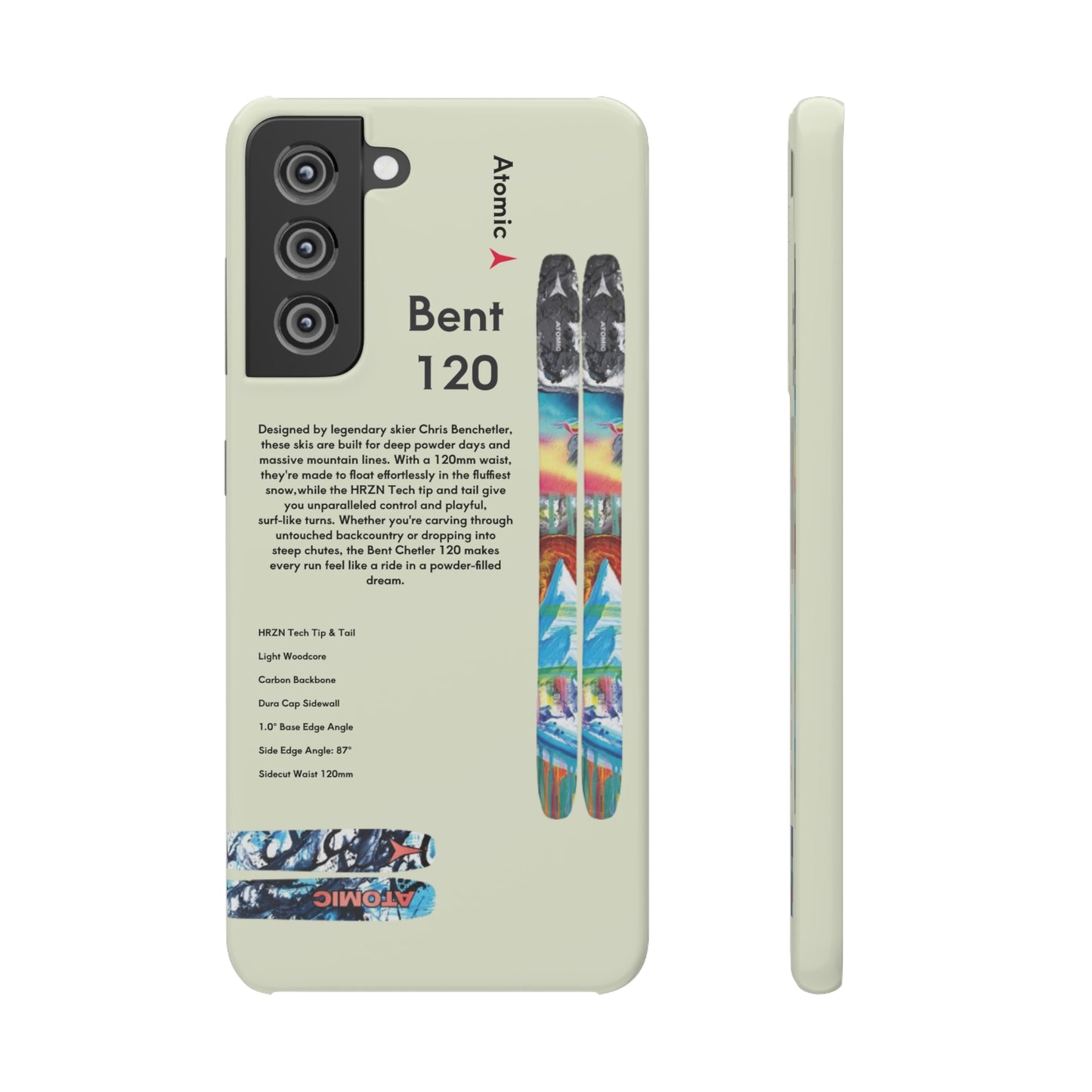 Phone Case - Skiing Bent Chetler 120mm Design