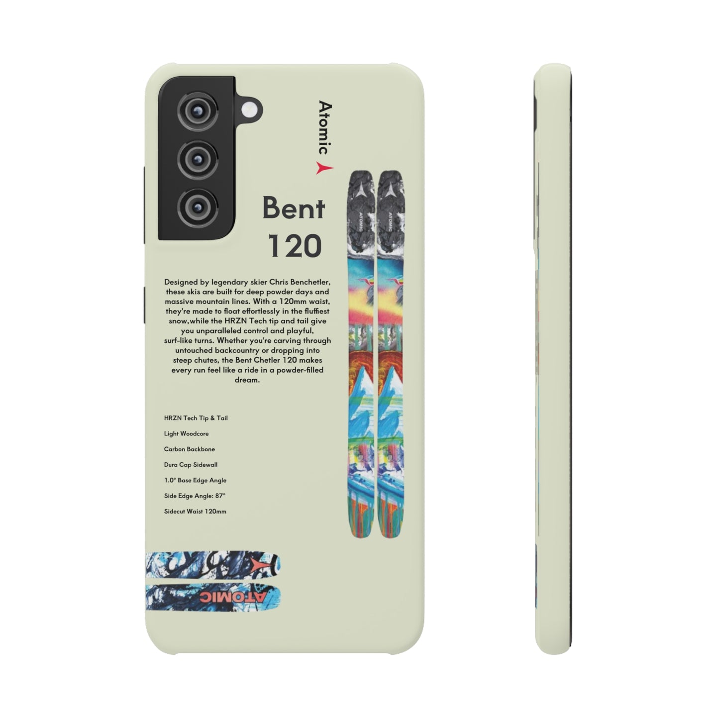 Phone Case - Skiing Bent Chetler 120mm Design