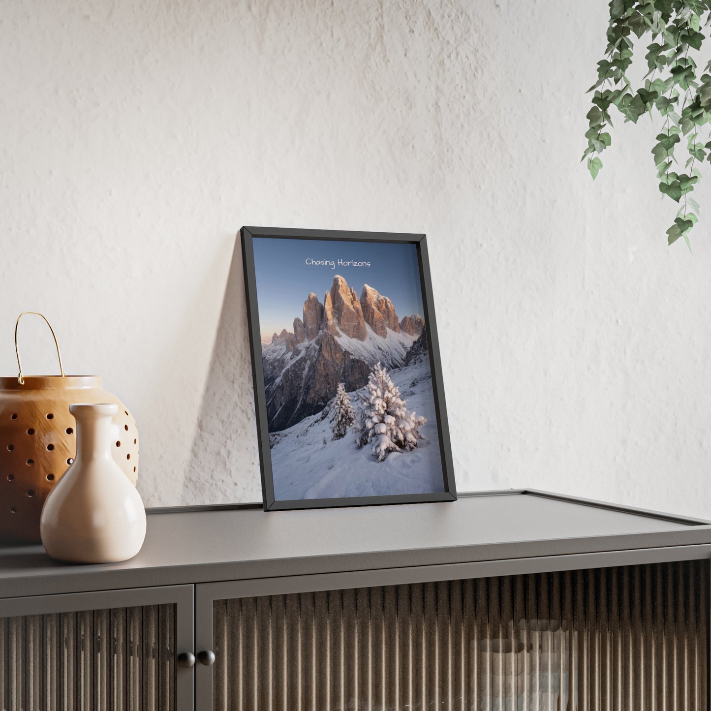 Chasing Horizons x Dolomites Poster - FRAMED