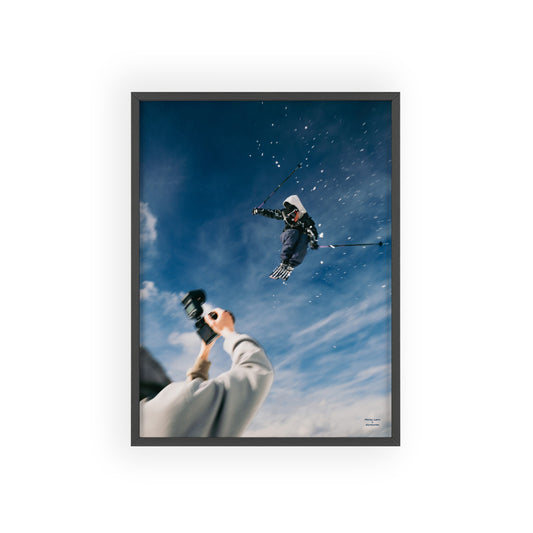 'Camera Crew' Mateo Lepic Poster - FRAMED