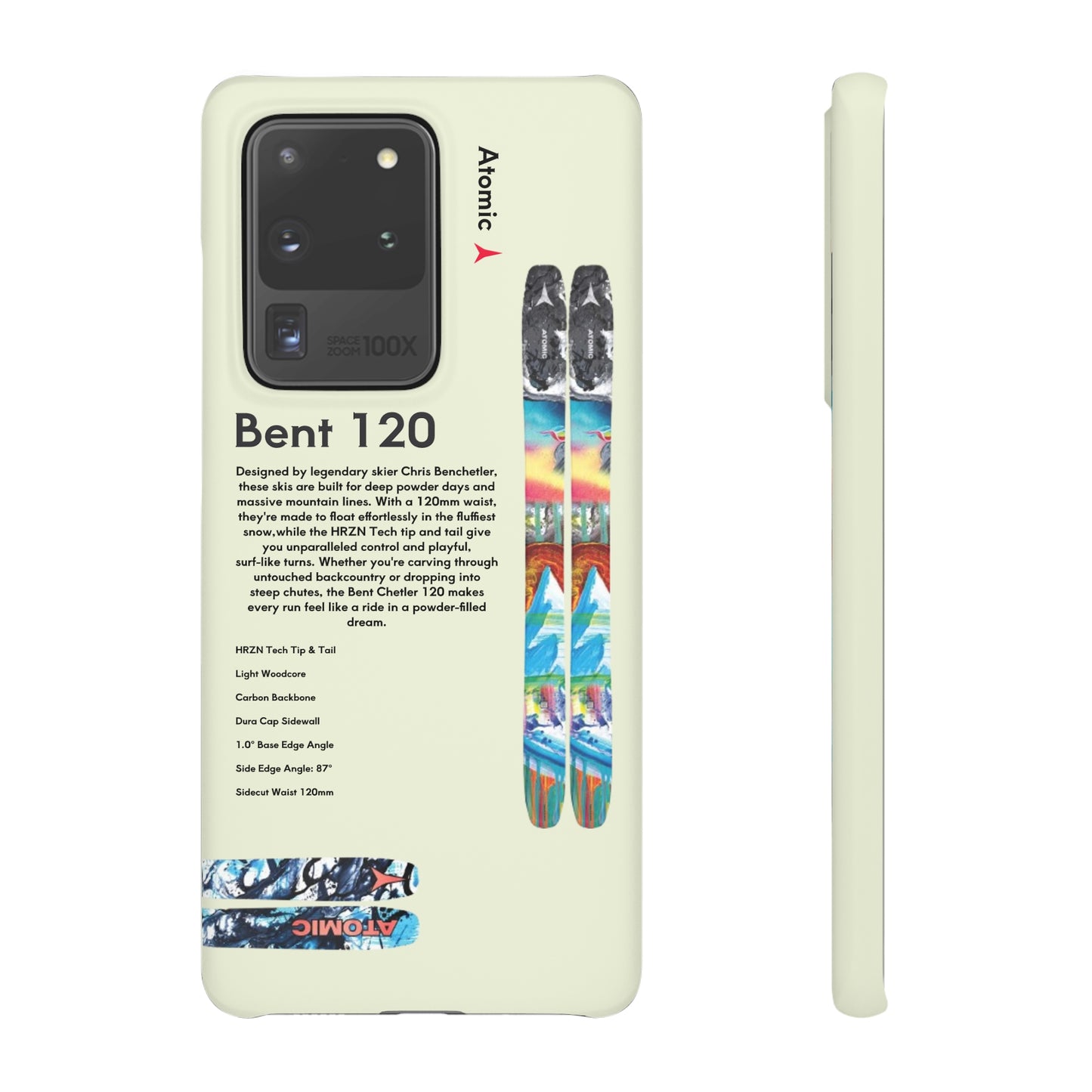 Phone Case - Skiing Bent Chetler 120mm Design