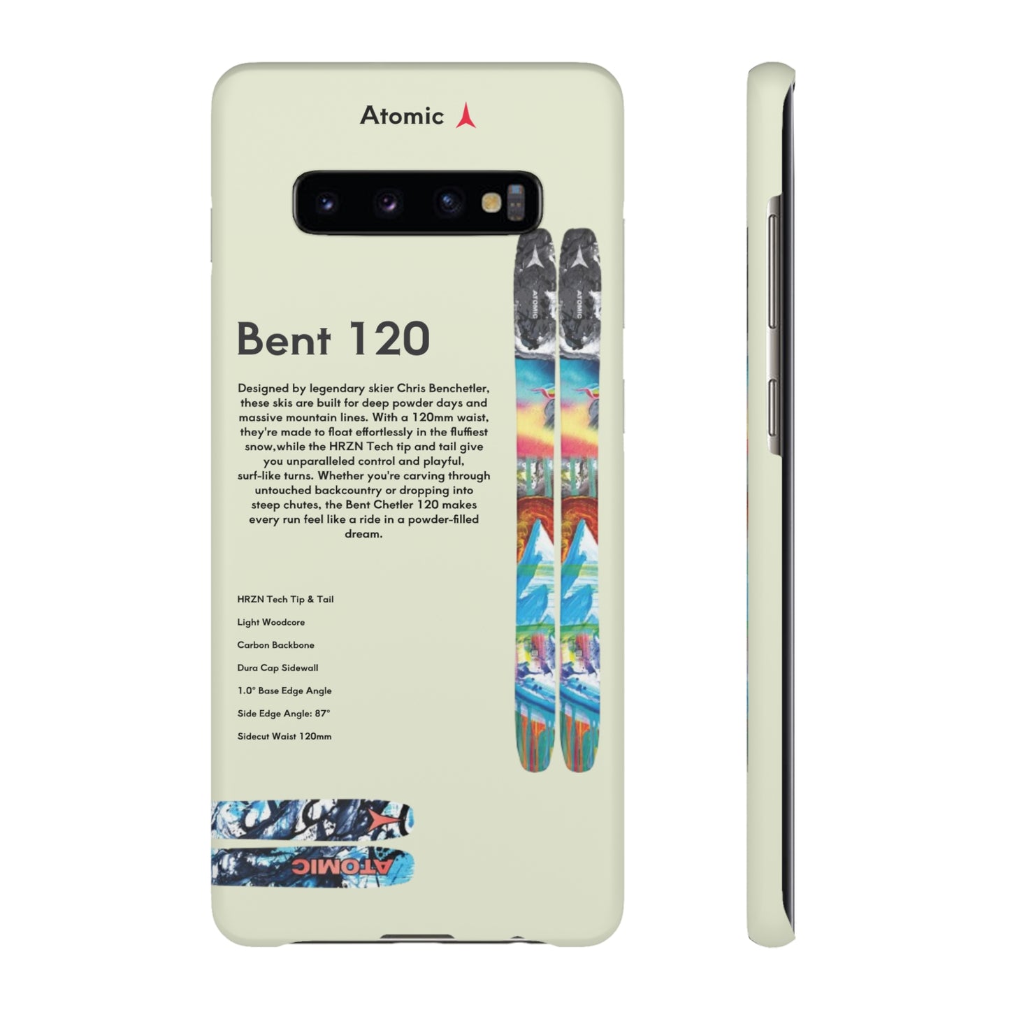 Phone Case - Skiing Bent Chetler 120mm Design