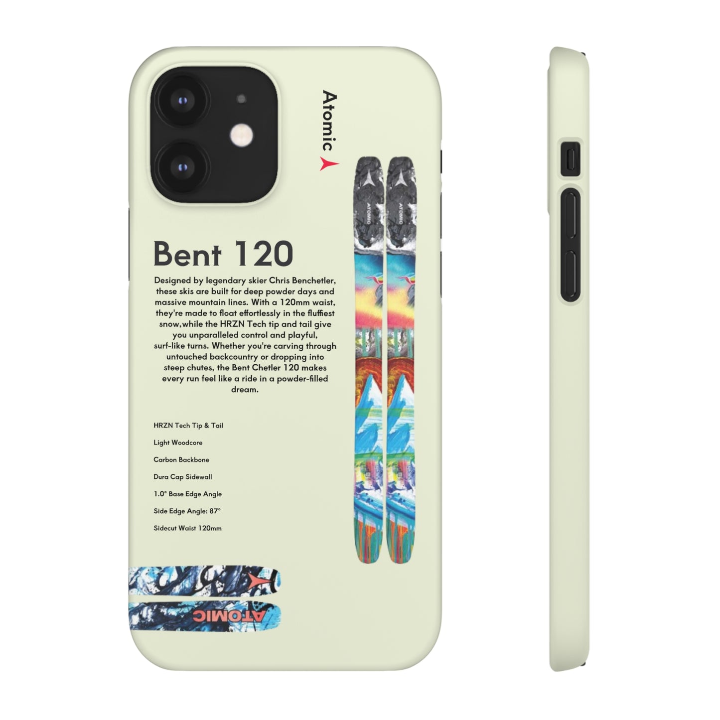 Phone Case - Skiing Bent Chetler 120mm Design