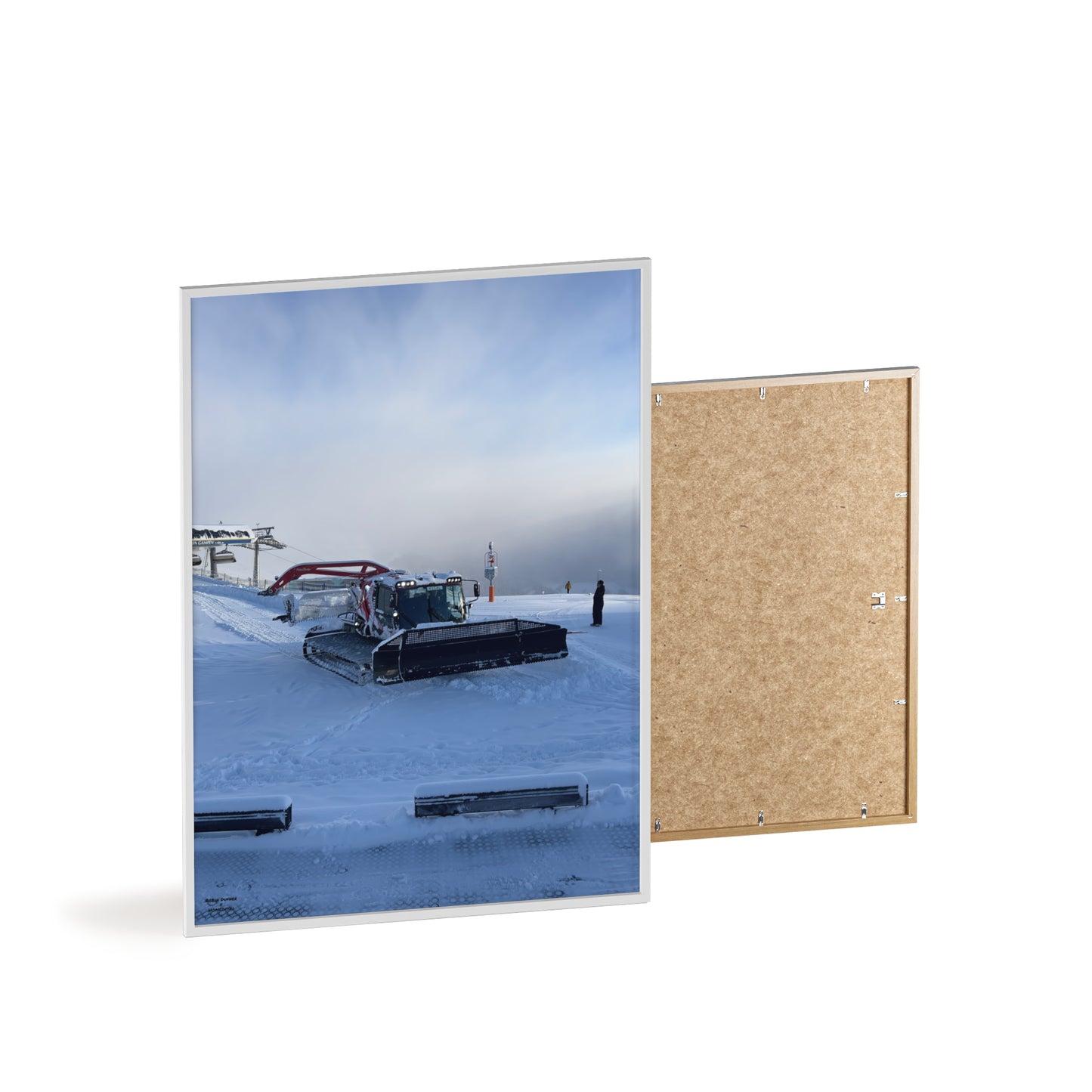 Pistenbully Robin Dufner Poster - FRAMED