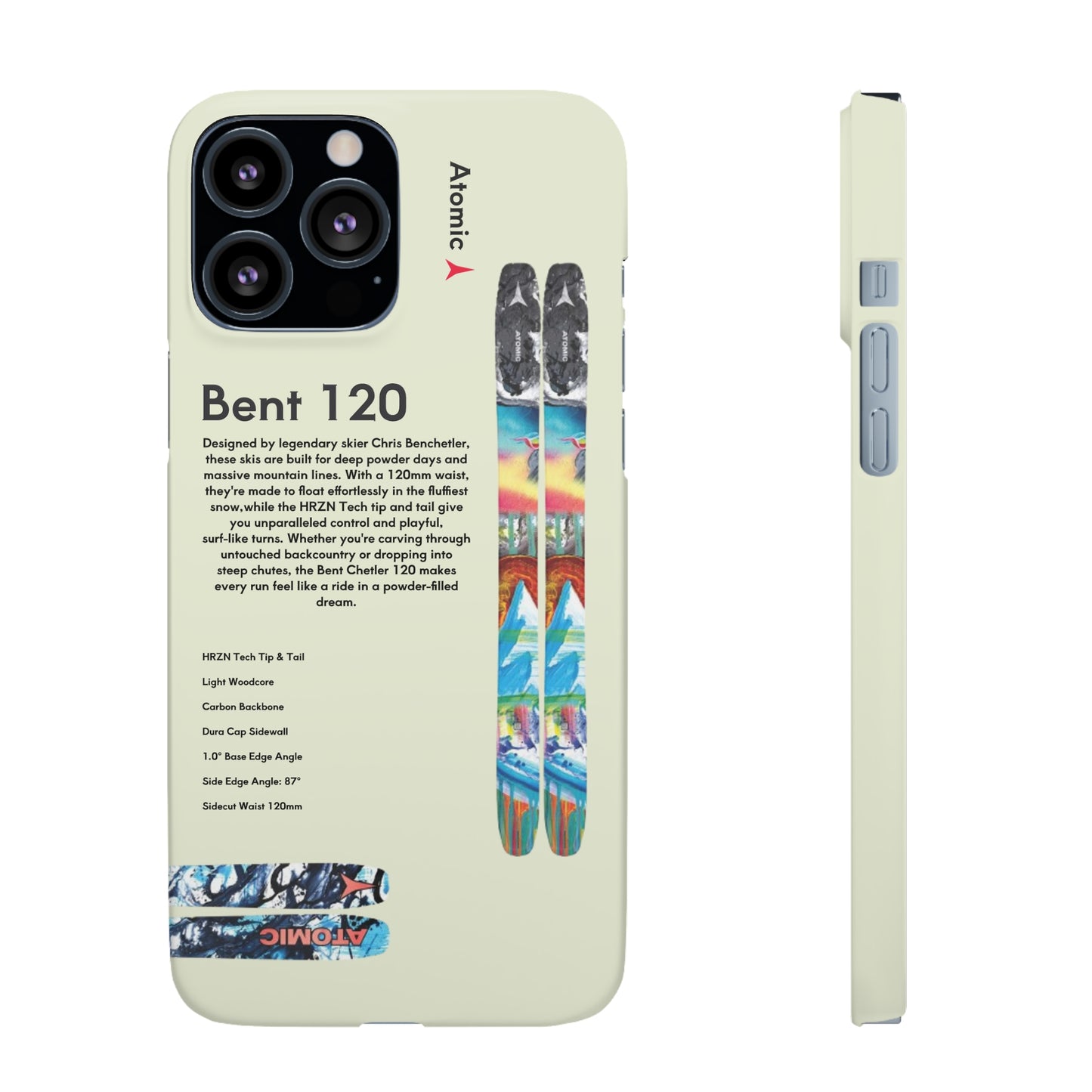 Phone Case - Skiing Bent Chetler 120mm Design