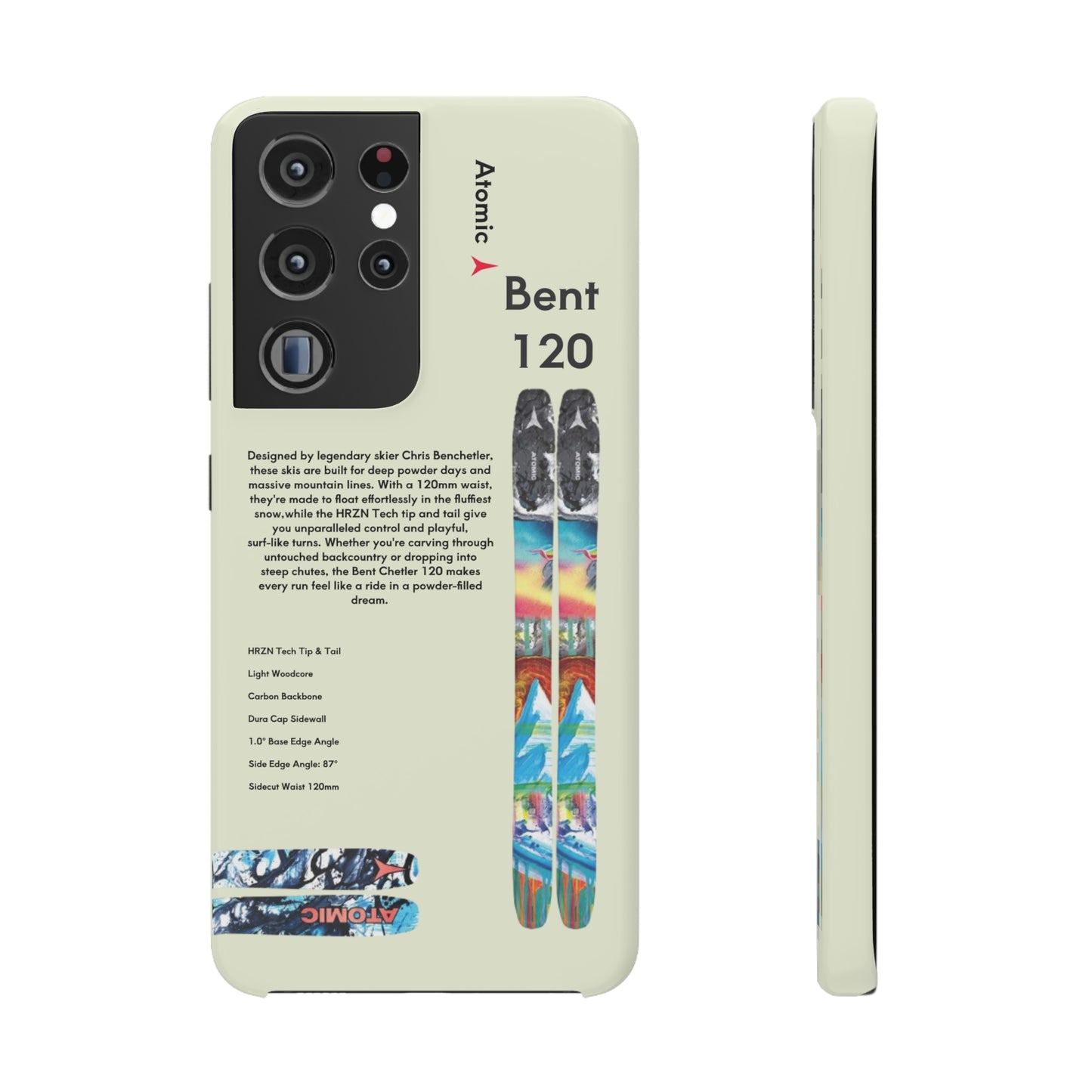 Phone Case - Skiing Bent Chetler 120mm Design