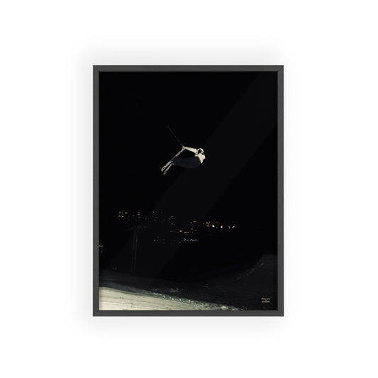 Night Park Mateo Lepic Poster - FRAMED