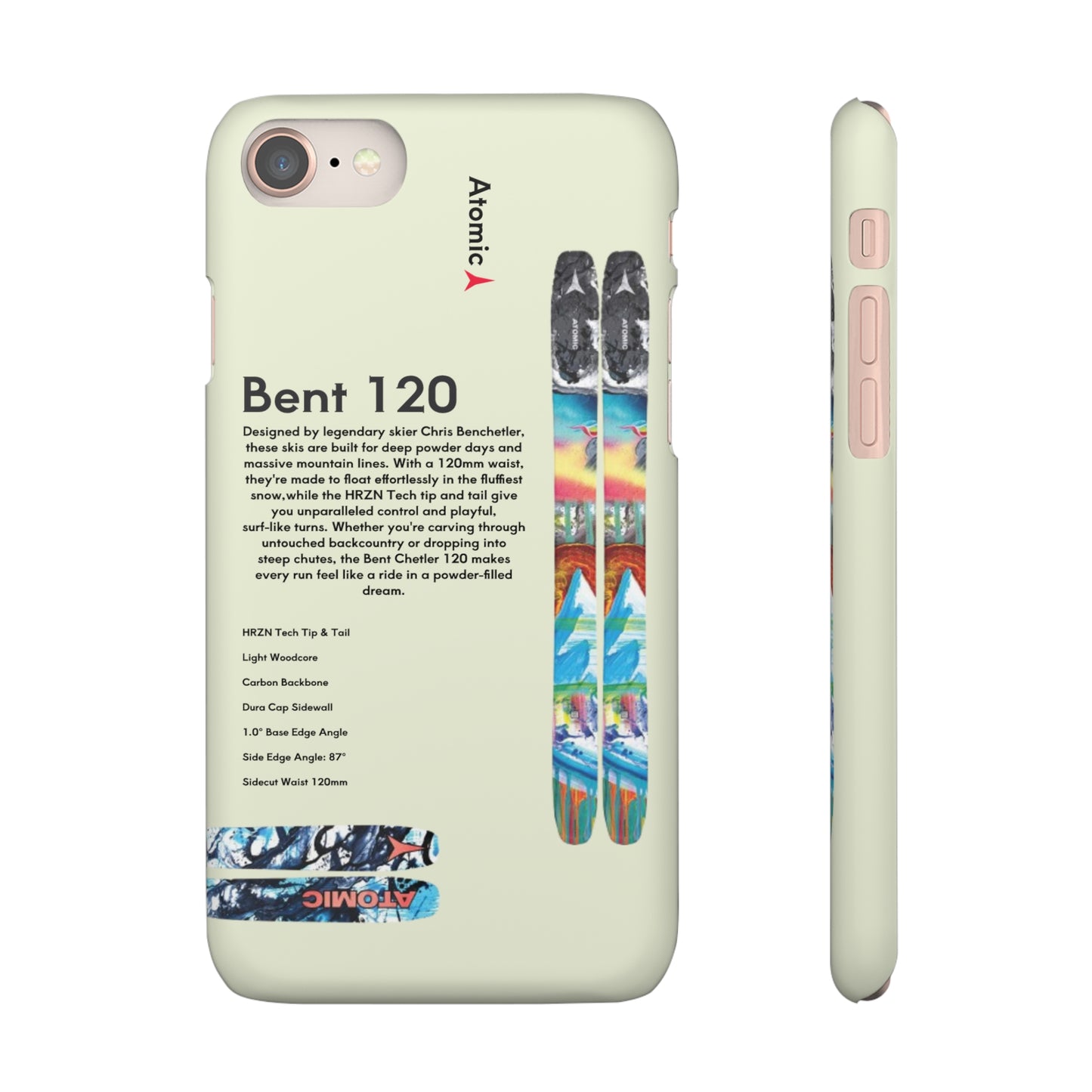 Phone Case - Skiing Bent Chetler 120mm Design