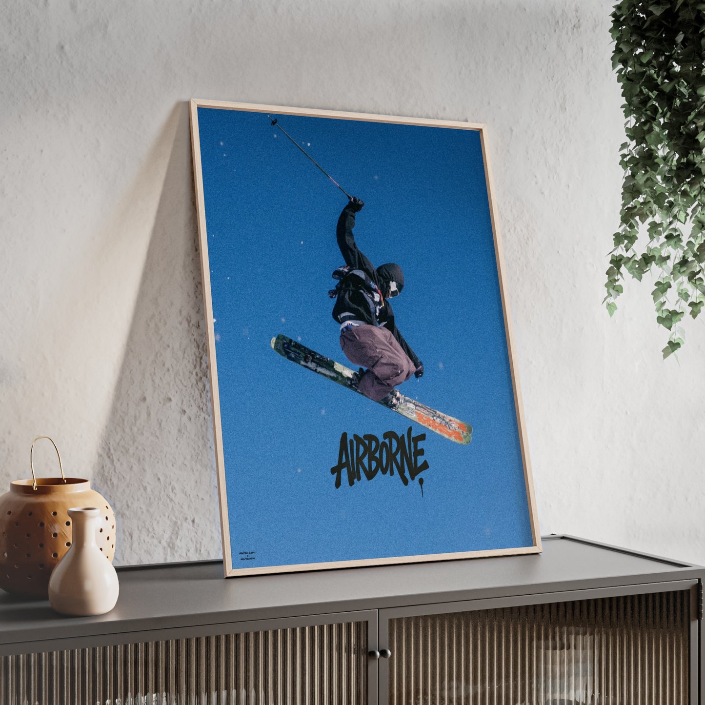 Airborne V2 Mateo Lepic Poster - FRAMED