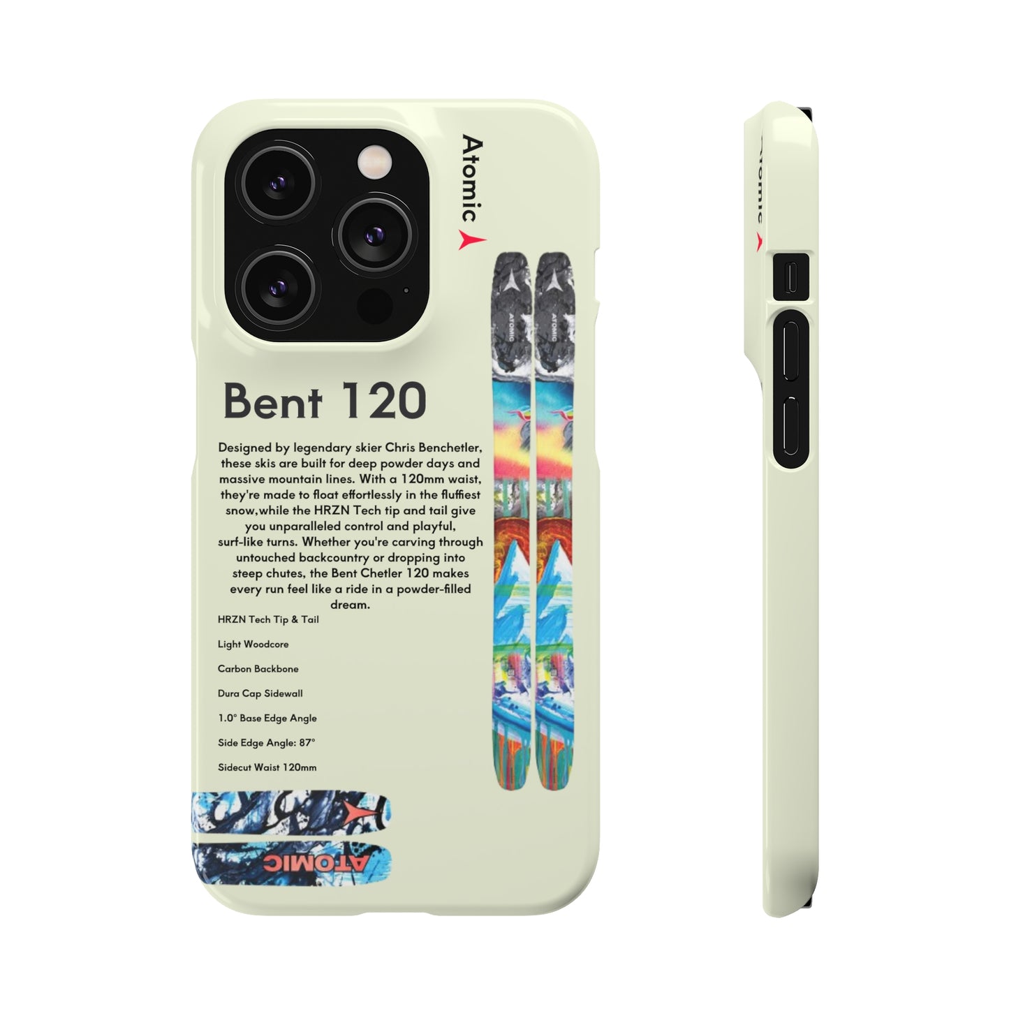 Phone Case - Skiing Bent Chetler 120mm Design