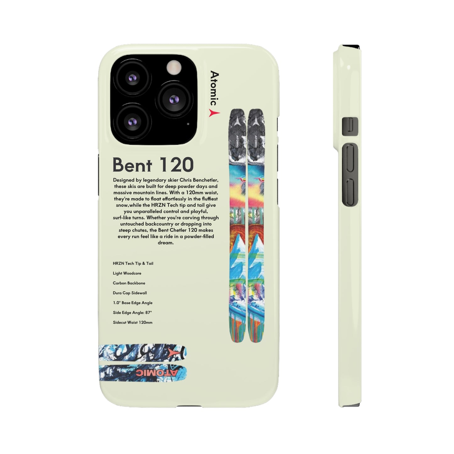 Phone Case - Skiing Bent Chetler 120mm Design