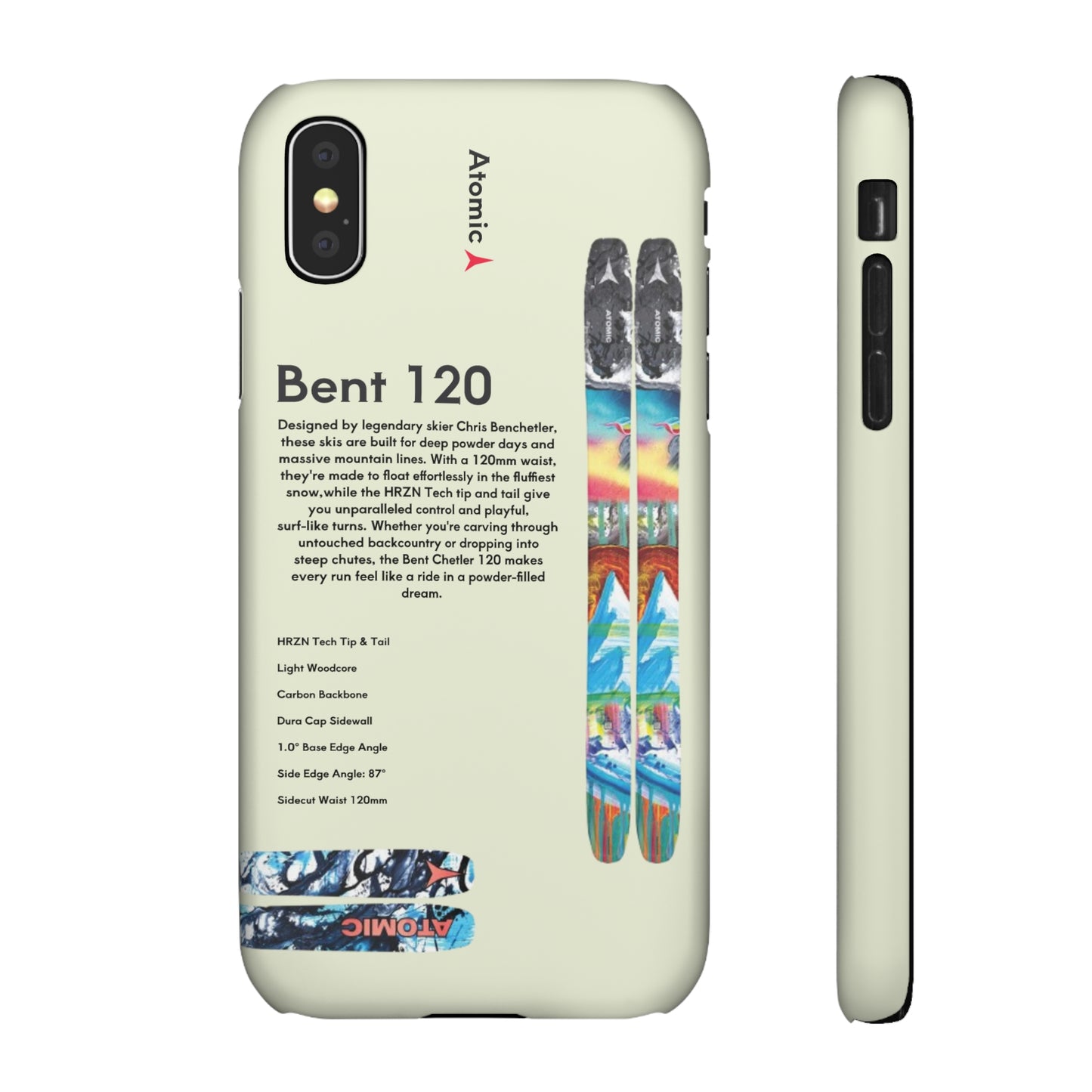 Phone Case - Skiing Bent Chetler 120mm Design