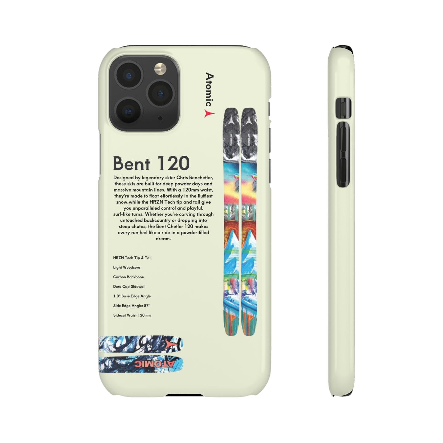 Phone Case - Skiing Bent Chetler 120mm Design