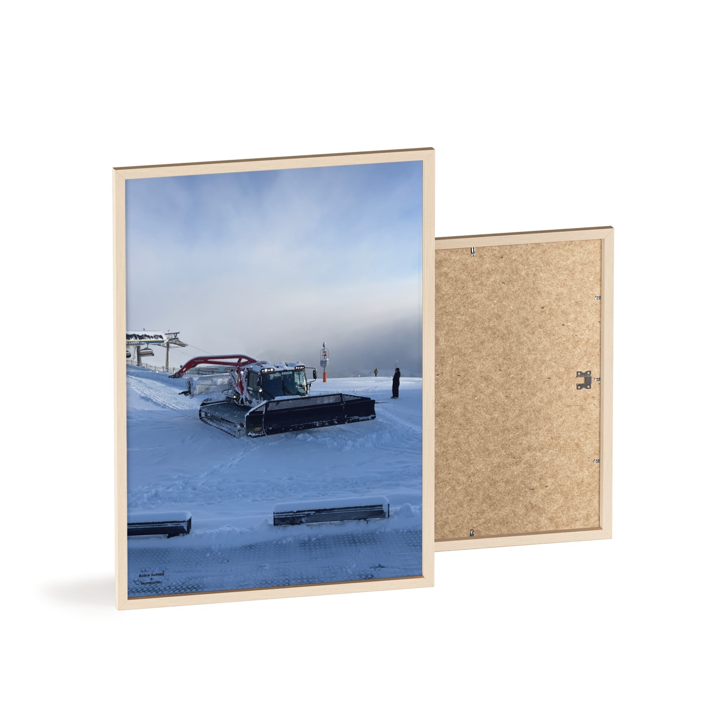 Pistenbully Robin Dufner Poster - FRAMED