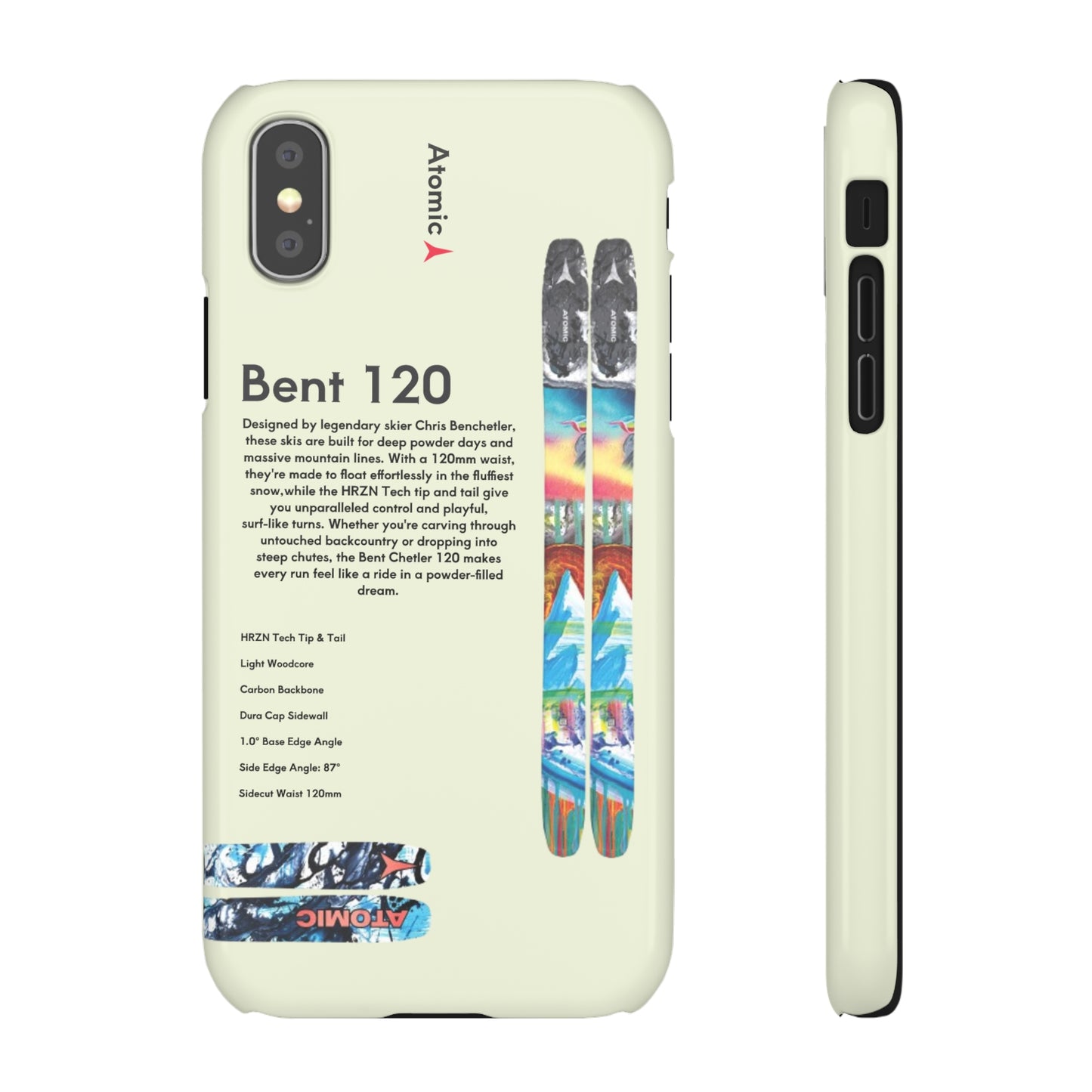 Phone Case - Skiing Bent Chetler 120mm Design