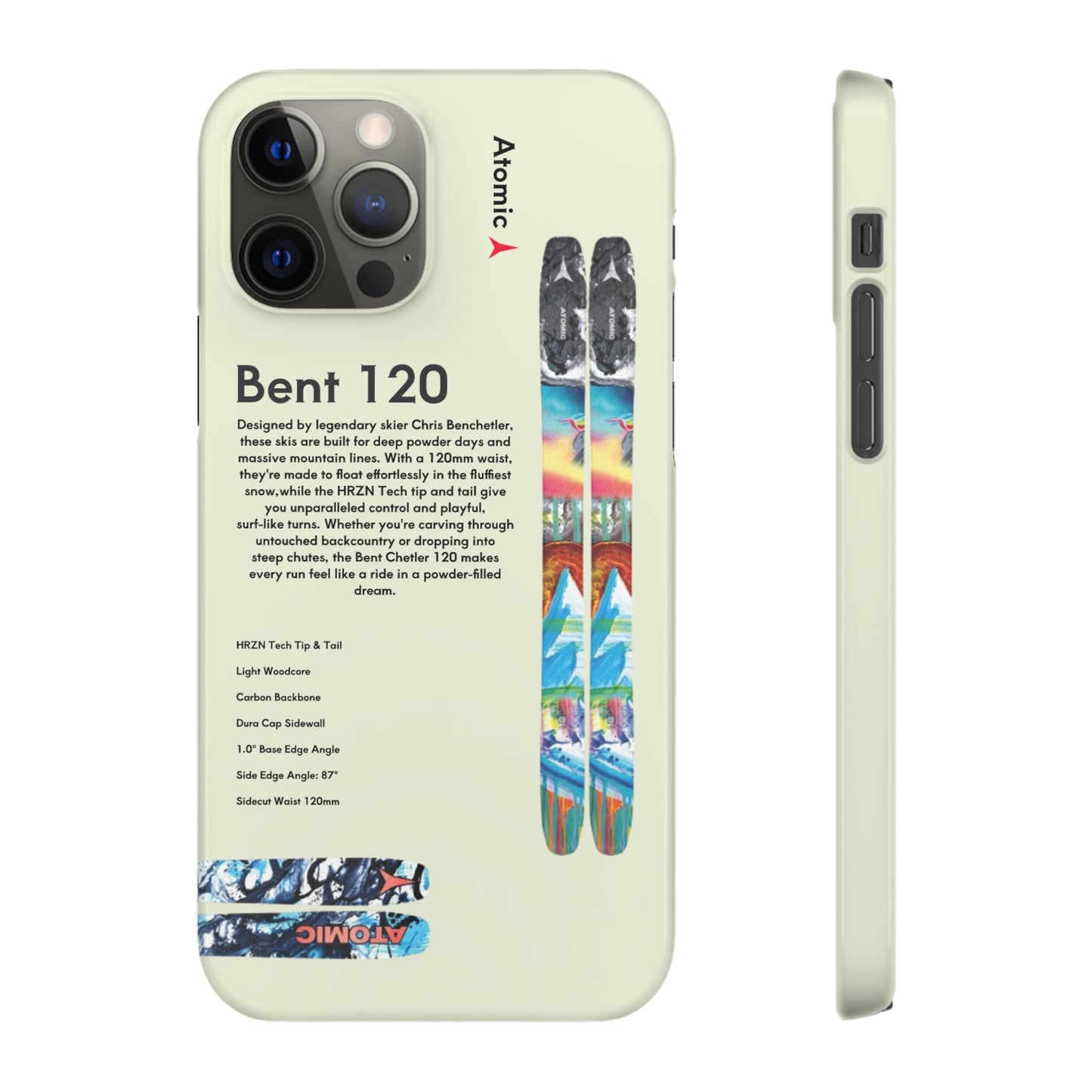 Phone Case - Skiing Bent Chetler 120mm Design