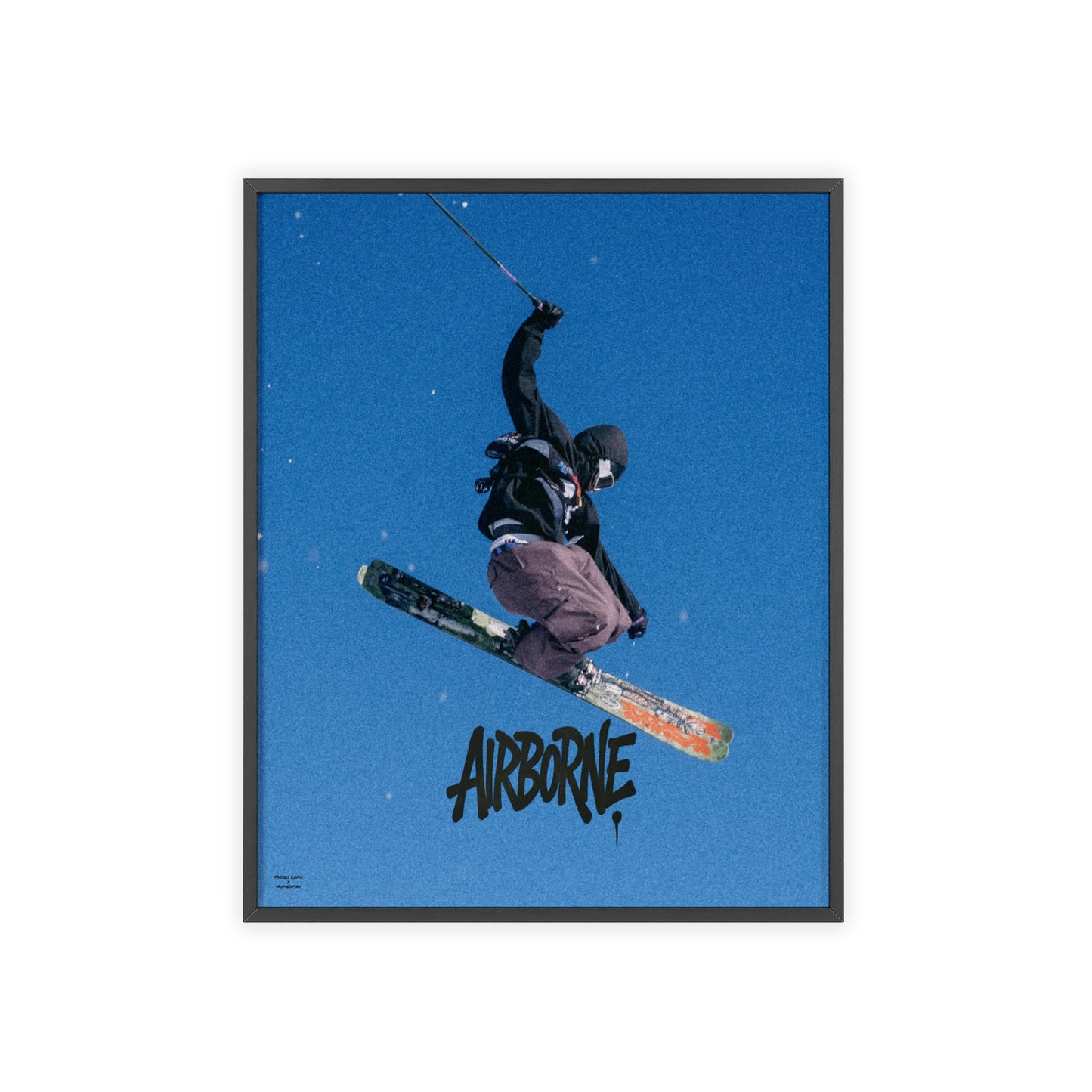 Airborne V2 Mateo Lepic Poster - FRAMED