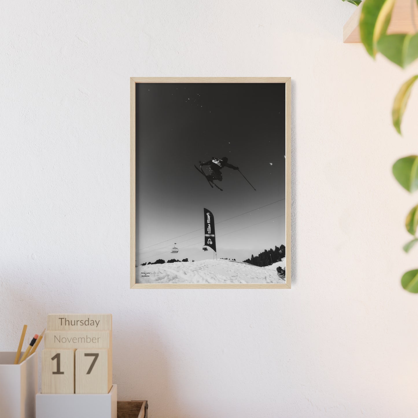 Airborne Mateo Lepic Poster - FRAMED