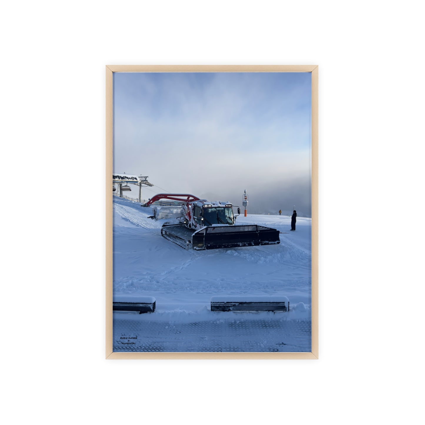 Pistenbully Robin Dufner Poster - FRAMED