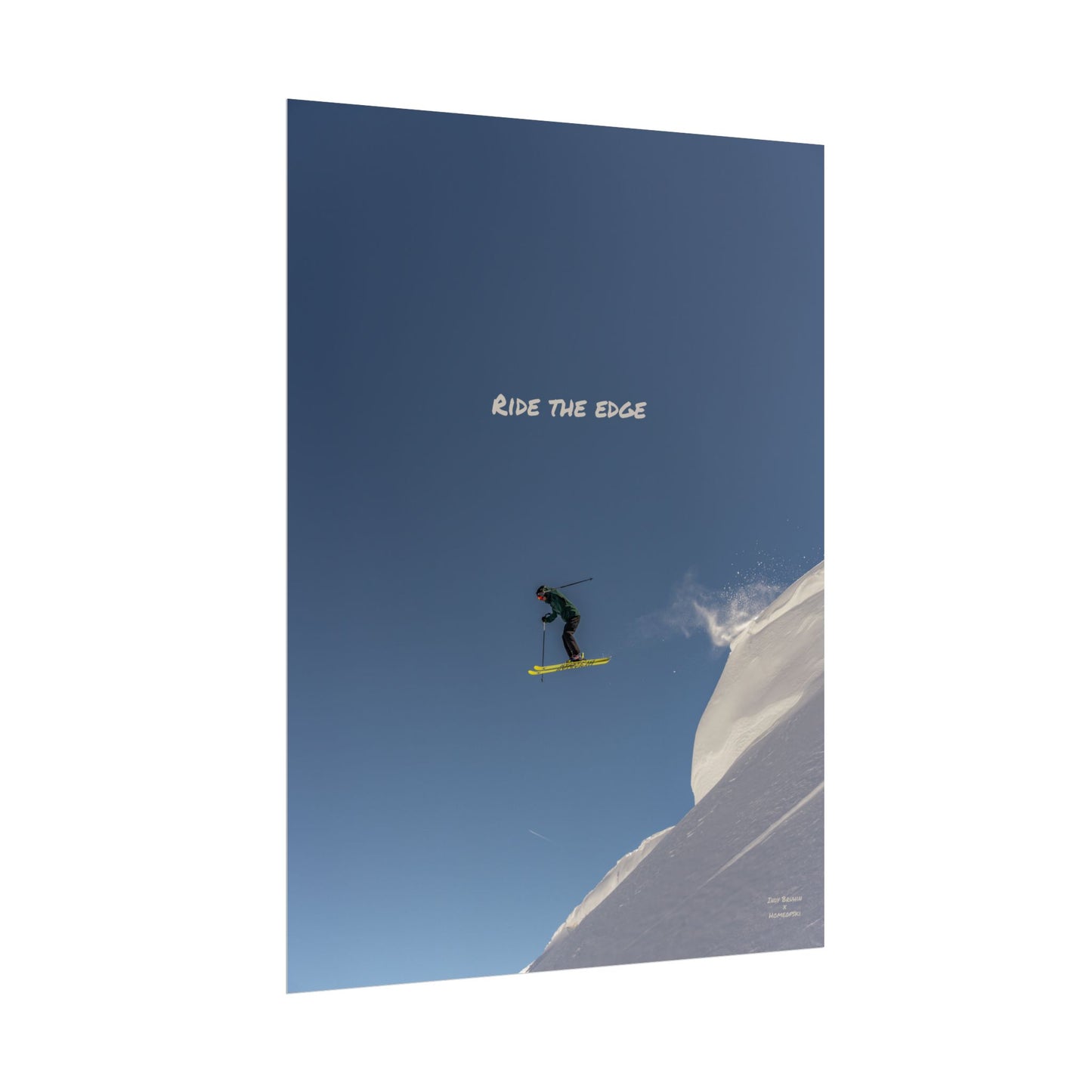 Ride The Edge Indy Bruhin Poster