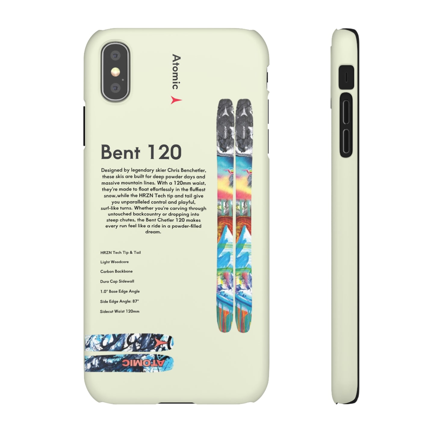 Phone Case - Skiing Bent Chetler 120mm Design